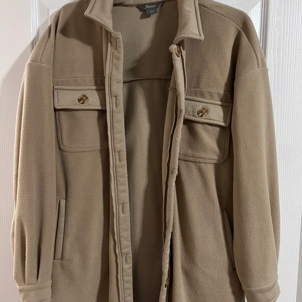 Tan Fleece Jacket